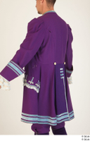   Photos Man in Historical Civilian suit 7 18th century Medieval clothing Purple suit upper body 0005.jpg